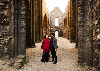 séance photo chien léa mains photographie bretagne