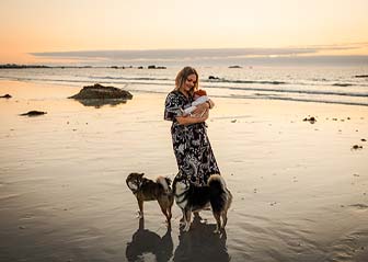 photographe canin chiens shiba inu plage finistère bretagne