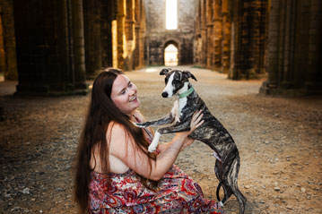 séance photo chiot whippet photographie canine finistère bretagne